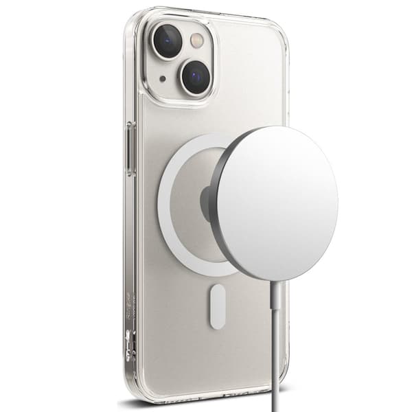 Beskyttelsesetui med huller til iPhone 14 Plus 6,7" FUSION MAGNETIC MAT CLEAR