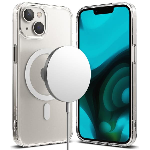 Beskyttelsesetui med huller til iPhone 14 Plus 6,7" FUSION MAGNETIC MAT CLEAR