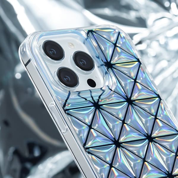 Kotelo, kuori iPhone 14 Prolle, takakuori, Miya Series laserväri