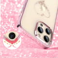 Miniatyrbillede 3 af 6: iPhone 14 Pro cover dekoreret med lyserøde krystaller fra Wish Series