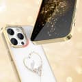 Miniatyrbillede 4 af 6: iPhone 14 Plus cover dekoreret med Wish Series guldkrystaller