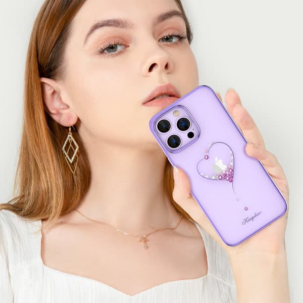 iPhone 14 Plus cover dekoreret med Wish Series krystaller
