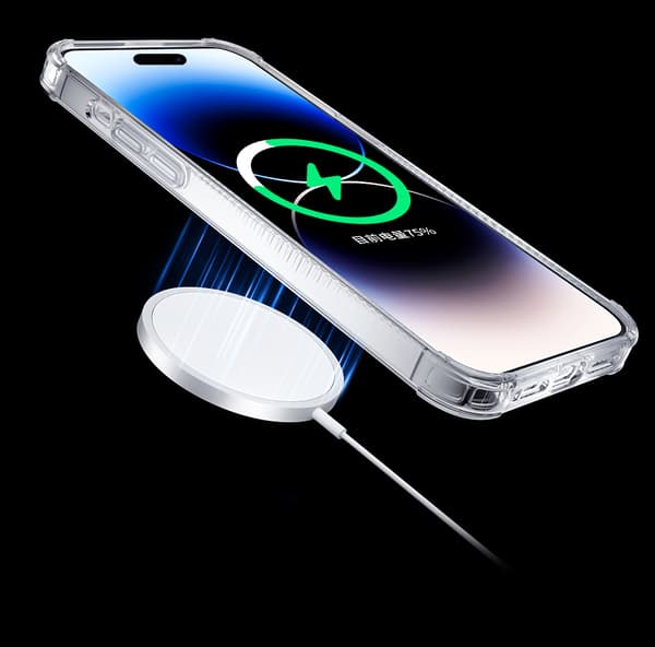 Magnetfodral för iPhone 14 Plus MagSafe PQY Go Out Series svart