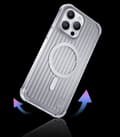 Miniatyrbild 5 av 6: Magnetfodral för iPhone 14 Plus MagSafe PQY Go Out Series svart