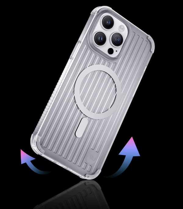 Magnetfodral för iPhone 14 Plus MagSafe PQY Go Out Series svart