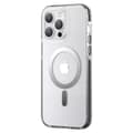Miniatyrbillede 1 af 6: Magnetisk etui til iPhone 14 Plus MagSafe PQY Ice Crystal Series grå