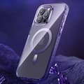 Miniatyrbillede 2 af 6: Magnetisk etui til iPhone 14 Plus MagSafe PQY Ice Crystal Series lilla