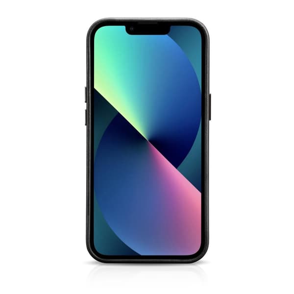 iPhone 14 Plus magnetisk læderetui med MagSafe Oil Wax Premium læderetui sort