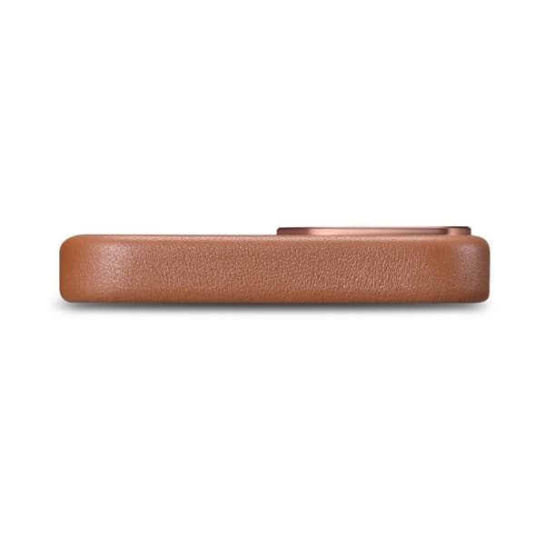 Naturligt læder etui til iPhone 14 MagSafe etui Læder, lysebrun