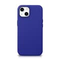 Miniatyrbillede 1 af 6: iPhone 14 Plus magnetisk læderetui med MagSafe Litchi Premium læderetui marineblå
