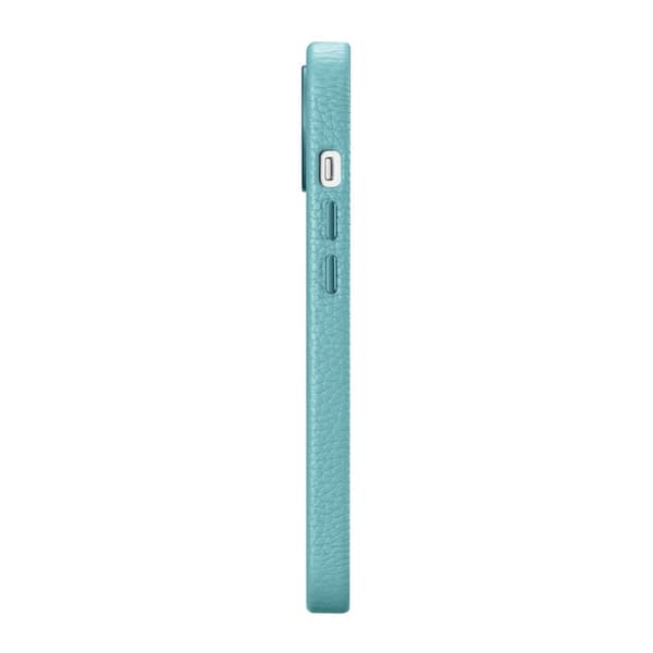 iPhone 14 Plus magnetisk læderetui med MagSafe Litchi Premium læderetui grønt