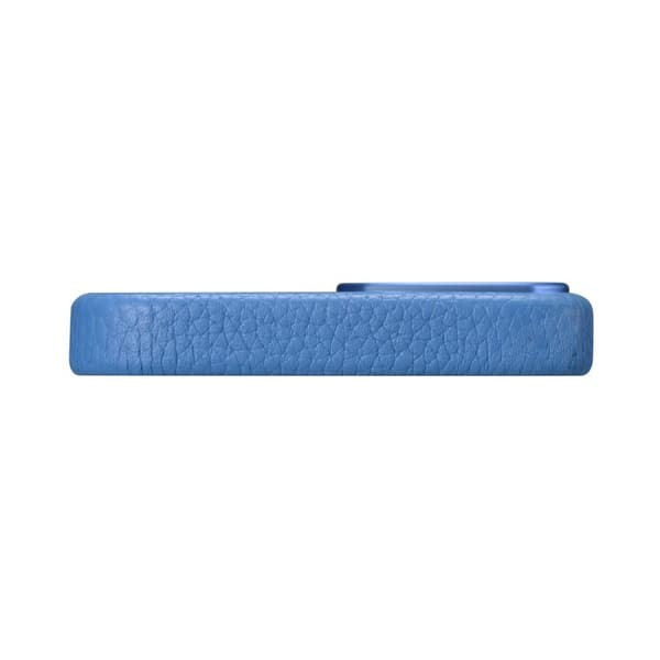 iPhone 14 Pro Max magneettinen nahkakotelo MagSafe Litchi Premium -nahkakotelolla sinisellä