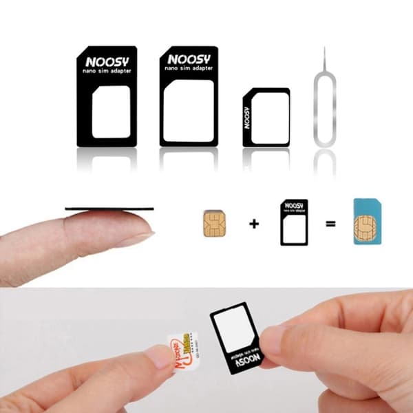 SIM-korttisovitin mikro/mini-/nano-SIM-kortille