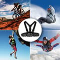 Miniatyrbild 10 av 10: Bröstbandshållare Hölster Mobiltelefon Kamerahållare Sport MC-773