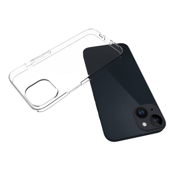 Transparent Bakskal till iPhone 15 - Klar
