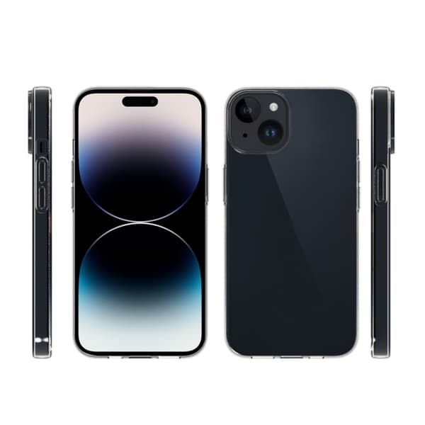 Transparent Bakskal till iPhone 15 - Klar