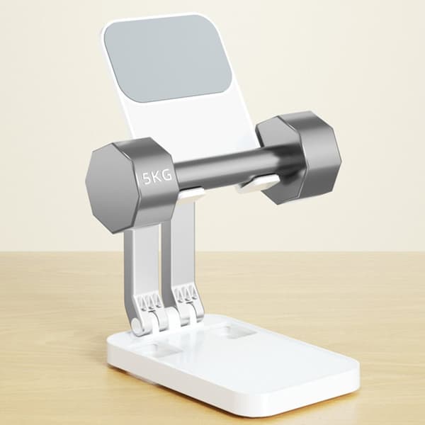 Foldbart stativ til telefontablet op til 12,9'' hvid