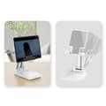 Miniatyrbillede 4 af 6: Foldbart stativ til telefontablet op til 12,9'' hvid