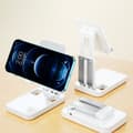 Miniatyrbillede 2 af 6: Foldbart stativ til telefontablet op til 12,9'' hvid