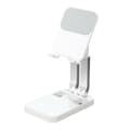 Miniatyrbillede 1 af 6: Foldbart stativ til telefontablet op til 12,9'' hvid