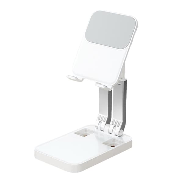 Foldbart stativ til telefontablet op til 12,9'' hvid