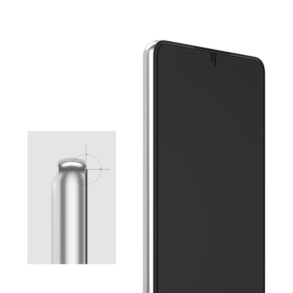Hærdet glas til Galaxy A73 5G Invisible Defender ID Glas 2.5D 0.33mm