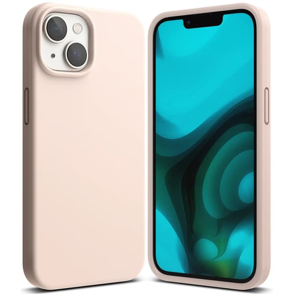 Fleksibelt silikone cover til iPhone 14 Plus 6,7'' SILIKONE PINK SAND