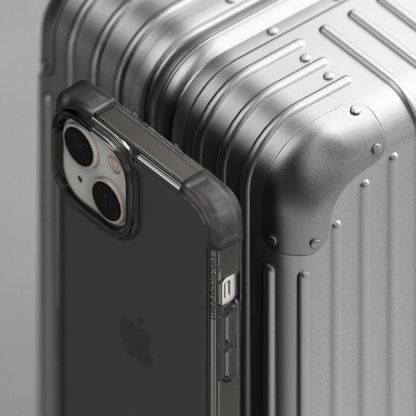 Holdbart og holdbart etui til iPhone 14 Plus Fusion Bumper grå