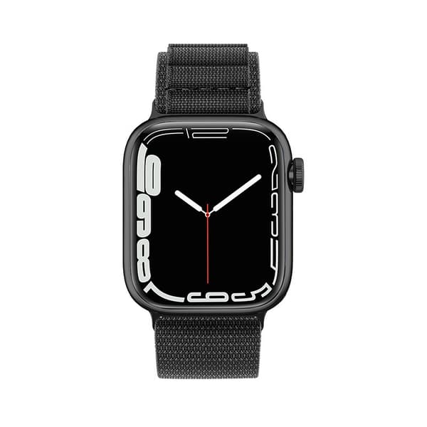 Rem med Alpine stålspänne för Apple Watch 38 / 40 / 41 mm svart