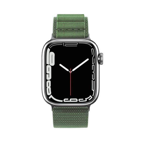 Rem med Alpine stålspänne för Apple Watch 38 / 40 / 41 mm grön