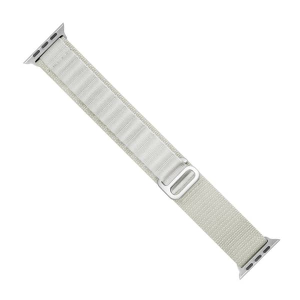 Rem med Alpine stålspænde til Apple Watch 38 / 40 / 41 mm sølv