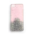 Pikkukuva 1 / 6: Kiiltävä kotelo glitterillä Samsung Galaxy S21+ 5G Star Glitter pinkille