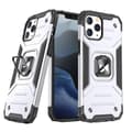 Miniatyrbillede 1 af 6: Pansret etui med cover + magnetisk holder til iPhone 13 mini Ring Armor, sølv