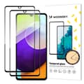 Miniatyrbillede 1 af 6: Super holdbart fuldskærms hærdet glas med ramme til Samsung Galaxy A33 5G sort SÆT med 2 stk.