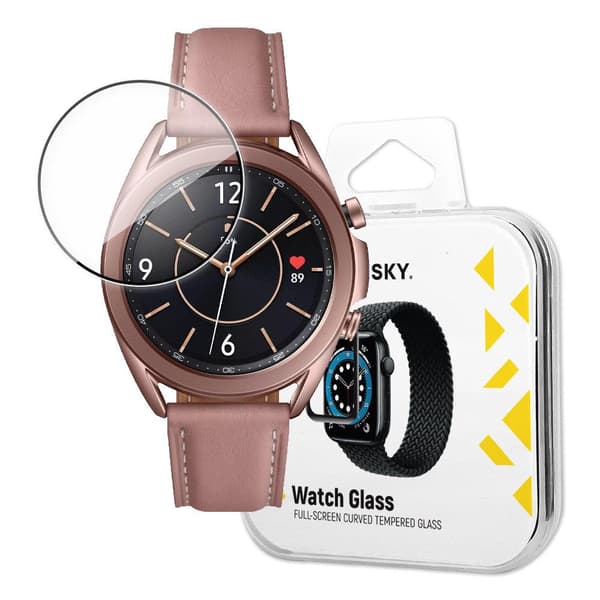Hybridi suojalasi Samsung Galaxy Watch 3:lle 41mm musta