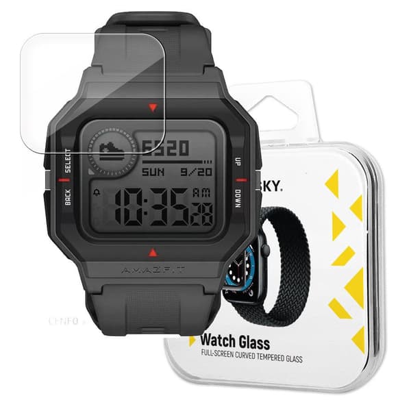 Hybridi suojalasi Xiaomi Amazfit Neo mustalle