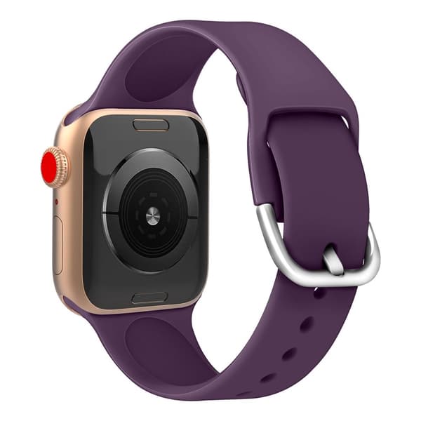 Silikonrem APS för Apple Watch Ultra 2-9/SE 42/44/45/49 mm lila