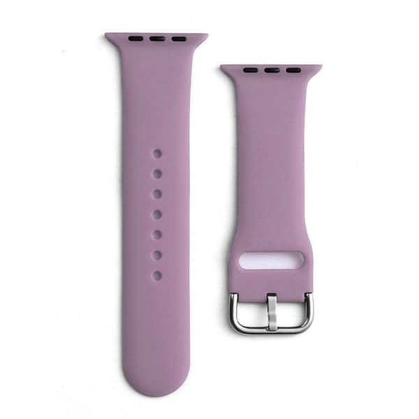 Silikonrem APS för Apple Watch Ultra 2-9/SE 42/44/45/49 mm lila