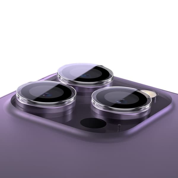 Karkaistu suojalasi kameralle iPhone 14 Pro / 14 Pro Max + asennussarjalle