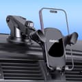 Miniatyrbillede 2 af 6: Biltelefonholder til cockpit, instrumentbræt, sort
