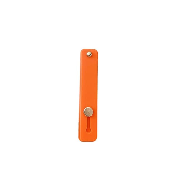 Selvklæbende fingertelefonholder med orange lynlås