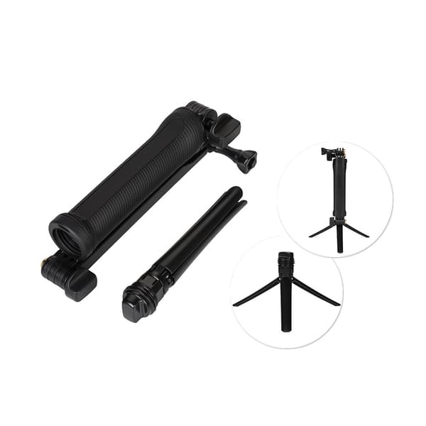 3i1 Selfie stick holder, monopod stativ til GoPro kamera