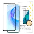 Pikkukuva 1 / 6: Kestävä karkaistu lasi Honor 90 Lite / X50i:lle, koko näyttö, Full Glue -kehyksellä, musta