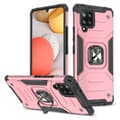Pikkukuva 1 / 6: Panssarikotelon kansi + magneettipidike Samsung Galaxy A42 5G Ring Armor pinkille