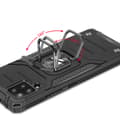 Miniatyrbillede 5 af 6: Pansret cover + magnetisk holder til Samsung Galaxy A42 5G Ring Panser rød