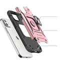Miniatyrbillede 4 af 6: iPhone 14 Plus etui, pansret cover, magnetisk ringholder, guld