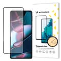 Miniatyrbillede 1 af 6: Super holdbart hærdet glas med en ramme, der dækker hele skærmen på Motorola Edge 30 sort