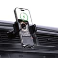 Pikkukuva 3 / 6: F19 kiinnitysautoteline puhelimelle 15W induktiivisella laturilla, musta