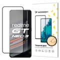 Miniatyrbillede 1 af 6: Holdbart 9H hærdet glas til hele skærmen på Realme GT Neo 3 med ramme Case Friendly sort