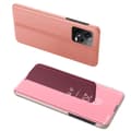 Miniatyrbild 1 av 6: Glossy Flip-fodral för Xiaomi Redmi Note 12 5G / Poco X5 Pro 5G Clear View-fodral Rosa